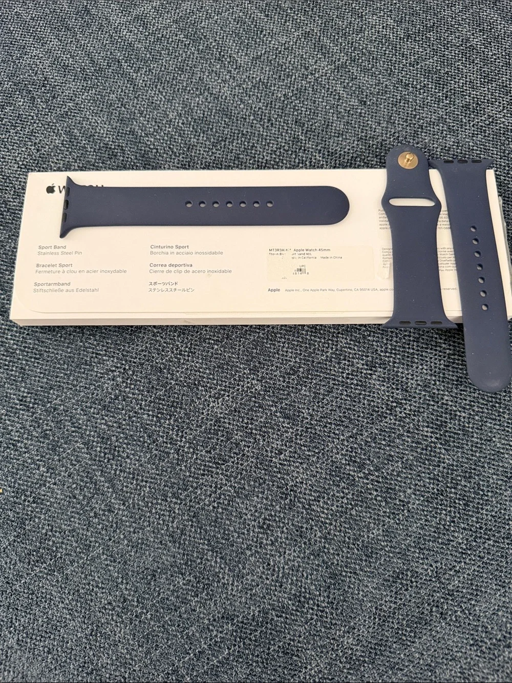 Apple Sport Watch Bands — Black, Red, Navy, and Black/White Perforated